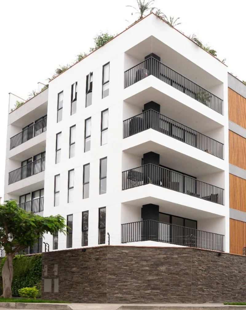 Fachada del edificio Garden en Surco