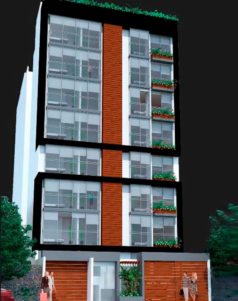 Fachada del edificio Del Río 333 en Pueblo Libre
